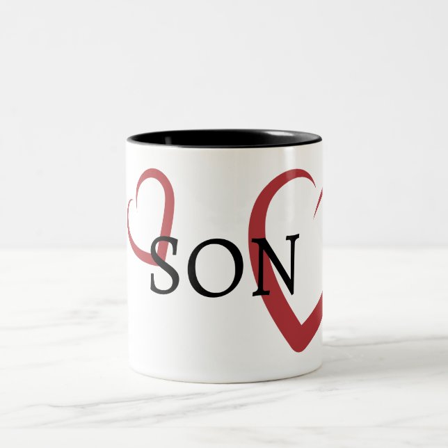 SON Typography  Two-Tone Coffee Mug (Center)
