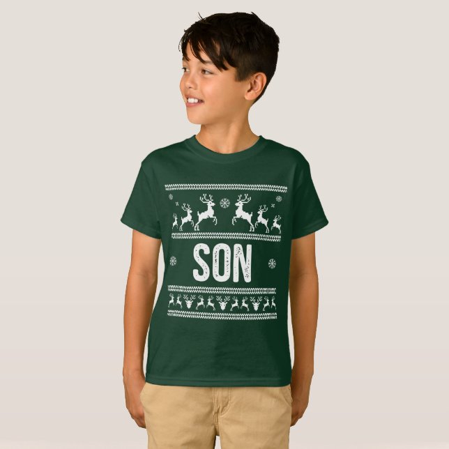 Son Ugly Christmas Sweater (Front Full)