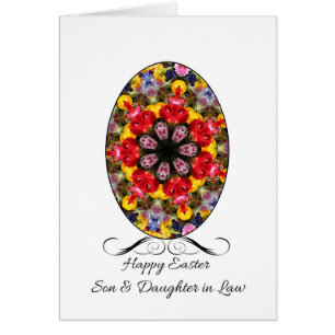 Son & Wife Happy Easter Cards