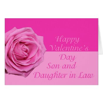 Son & Wife  Happy Valentine's Day Roses by therosegarden at Zazzle