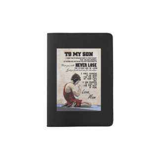 Son Wrestling MD Canvas Passport Holder