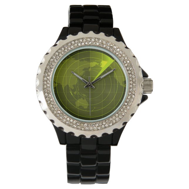 Sonar World Map Watch (Front)