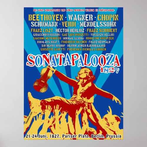 Sonatapalooza 1827 Concert Poster
