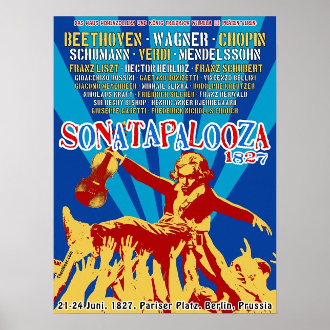 Sonatapalooza 1827 Concert Poster (Front)