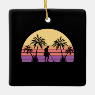 Sondeln Metal Detectorist Ceramic Ornament
