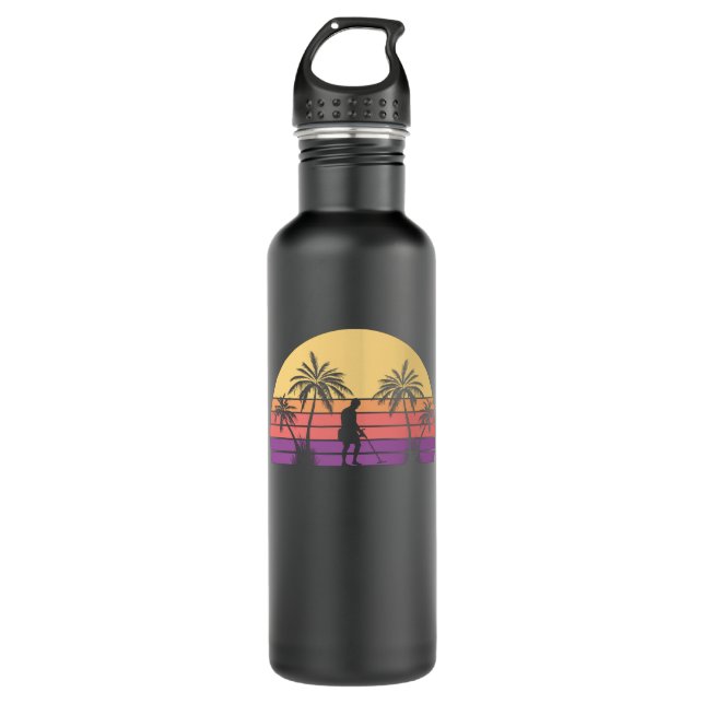 Sondeln Metal Detectorist Stainless Steel Water Bottle (Front)