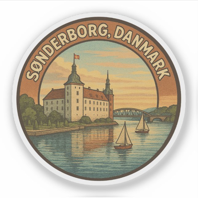 Sønderborg Denmark Castle Sticker (Front)