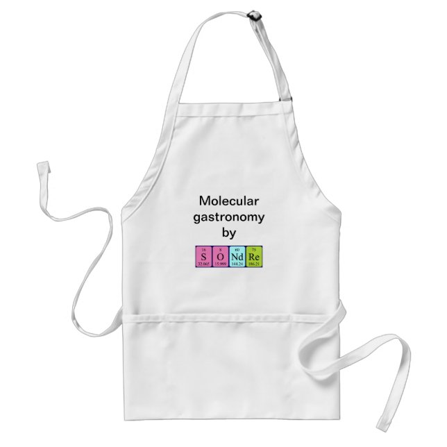 Sondre periodic table name apron (Front)