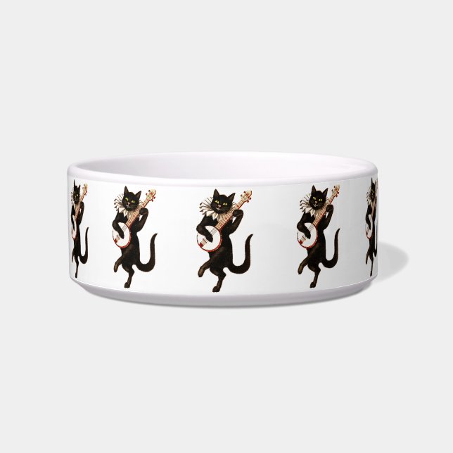 song and dance cat food bowl  (Front)