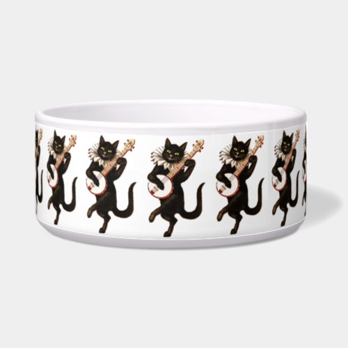song and dance cat food bowl