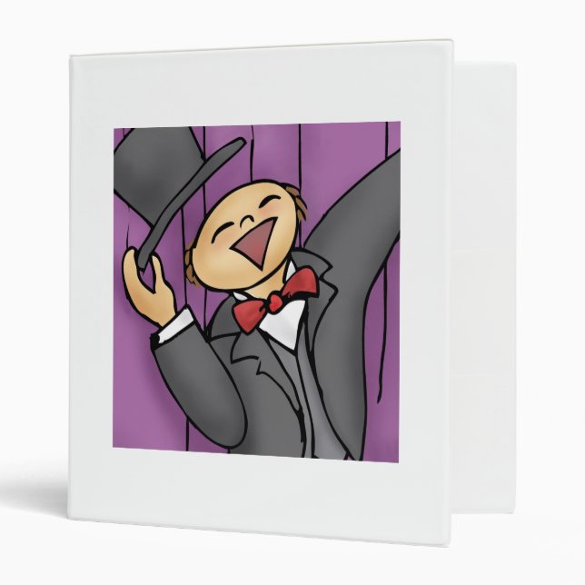 Song and Dance Man 3 Ring Binder (Front/Inside)