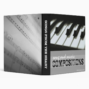 Song and Music Compositions Binder