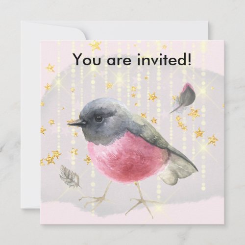 Song Bird 2 Birthday Invite