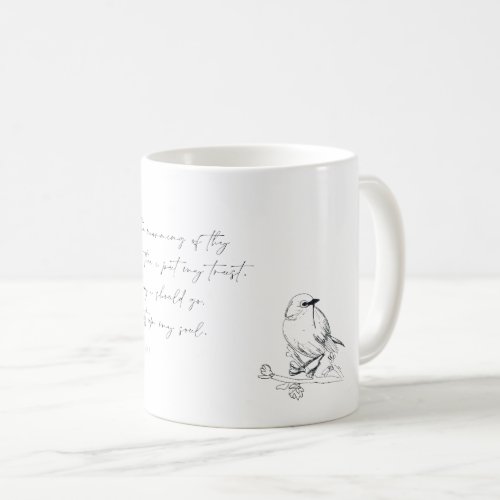 Song bird Bible verse Psalm 1438 Coffee Mug