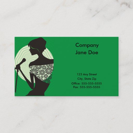 Customizable Song Bird Business Card