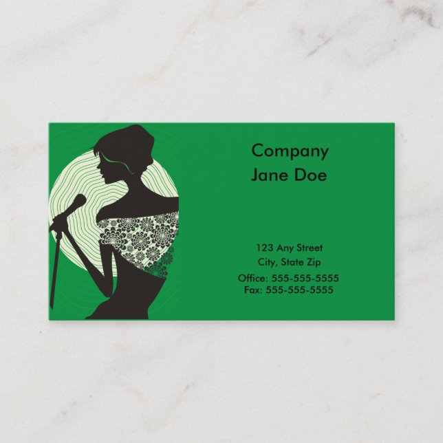 Song Bird Business Card (Front)