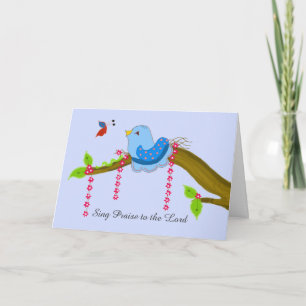 Song Bird Encouragement Card