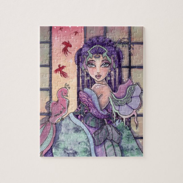 Song bird Fairy Empress Puzzle (Vertical)