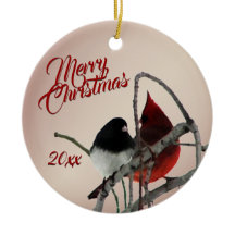 Song Birds Christmas Ornament