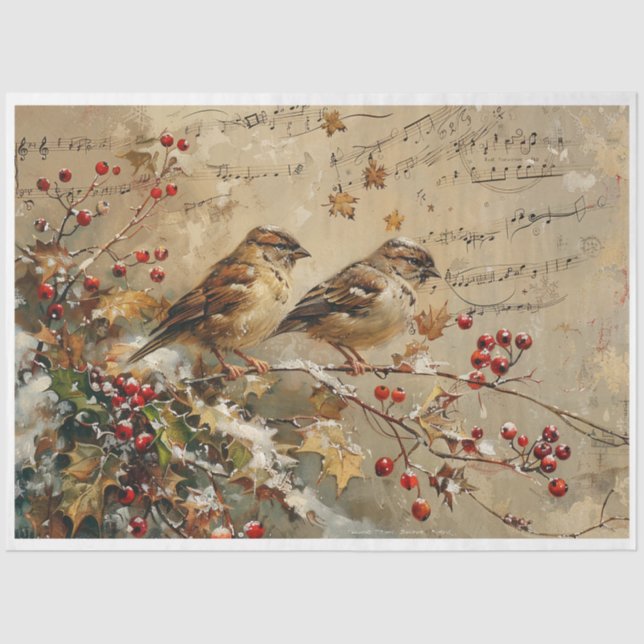Song Birds Tissue Paper (Front)