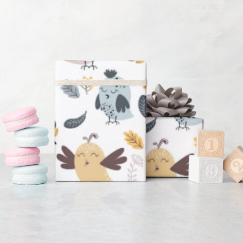 Song Birds Wrapping Paper