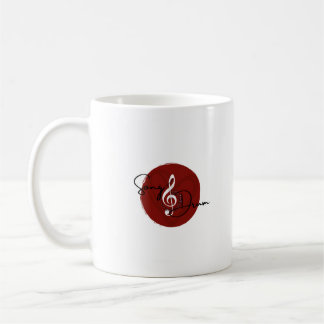 Song & Drum_White/Red Mug