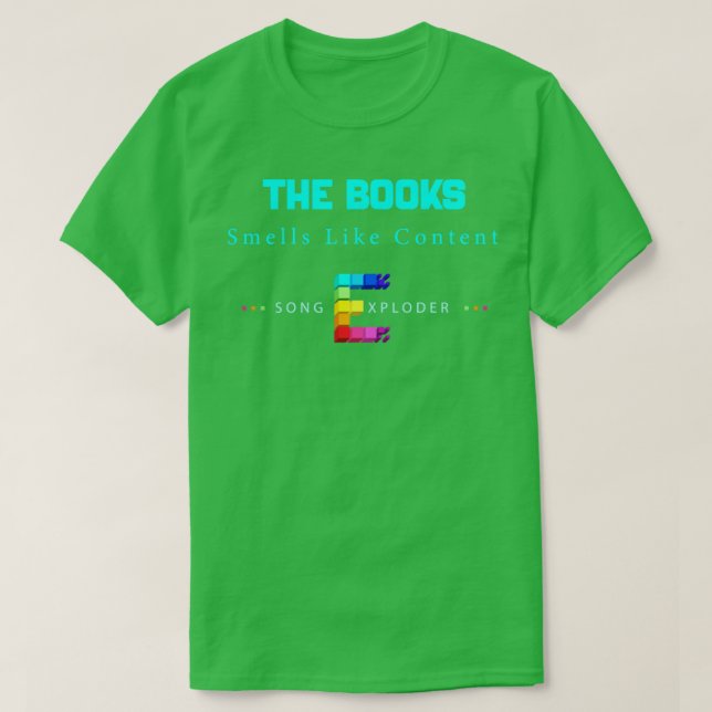 Song exploder The BooksSmells Like Contentrainbow T-Shirt (Design Front)