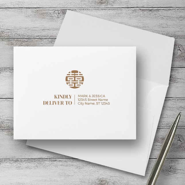 Song Hy Chinese/Vietnamese Wedding RSVP Envelopes (Creator Uploaded)