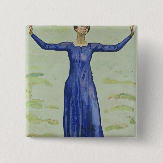 Song in the Distance, 1914 Pinback Button (Front)