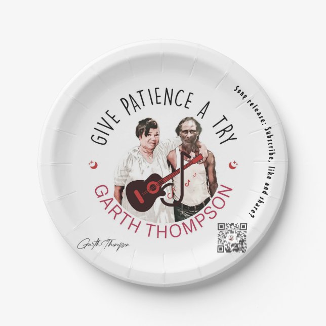 Song lovers Party-plate Paper Plates (Front)