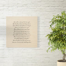 Song Lyrics Gift, Wood Anniversary