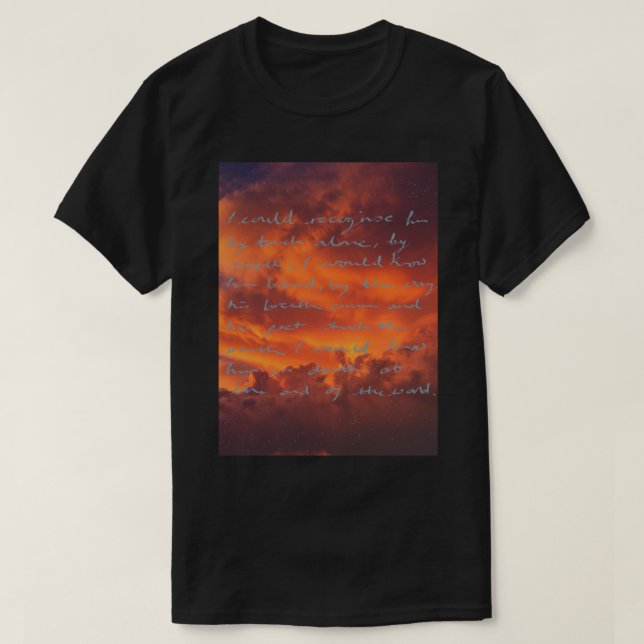 Song of Achilles quote artwork   T-Shirt (Design Front)