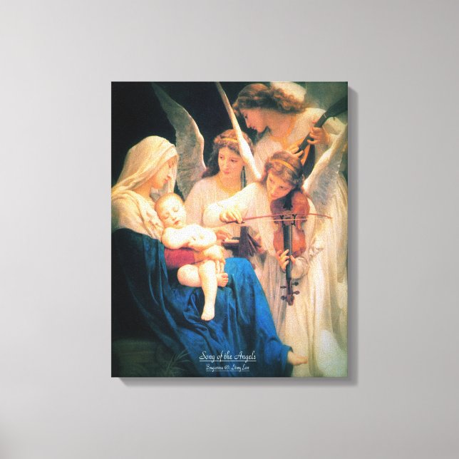 Song of Angels 1881 Canvas Print (Front)