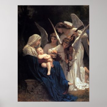 Song Of Angels Poster By The Master Bougeureau by The_Masters at Zazzle