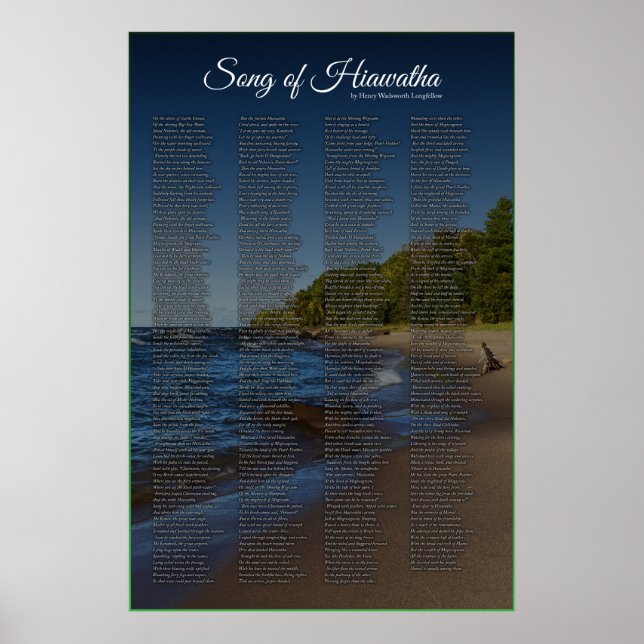 Song of Hiawatha - By Longfellow Poster (Front)