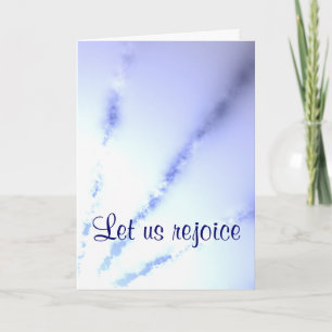 Song of Mary Magnificat Luke 1:46-48 Holiday Card