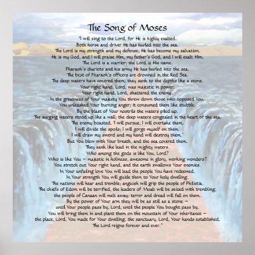 Song of Moses  Poster