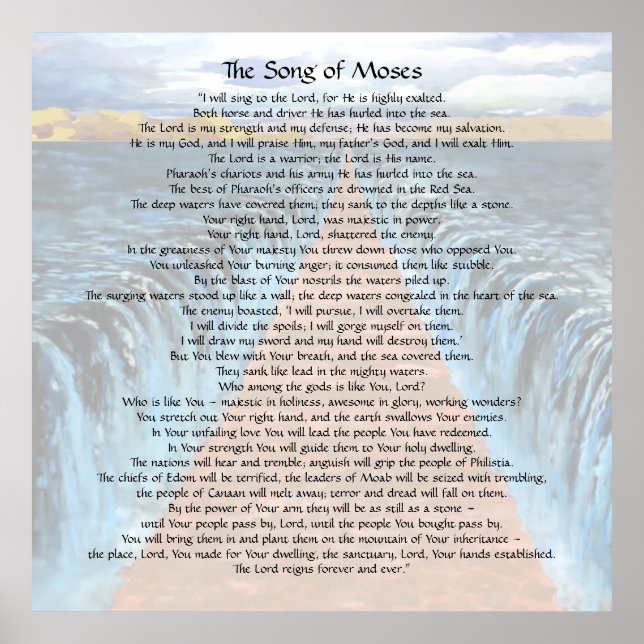Song of Moses  Poster (Front)