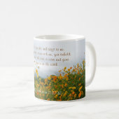 Song of Solomon 2:10-12, Bible Verse, Flowers Coffee Mug (Front Right)
