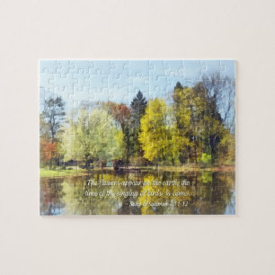 Song of Solomon 2 11-12 - The flowers appear Jigsaw Puzzle