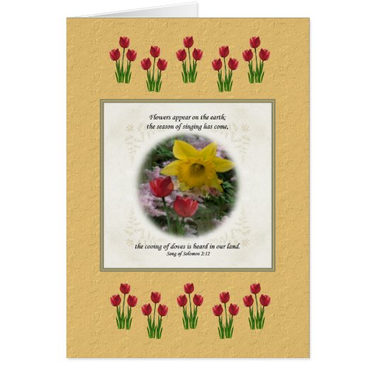 Song of Solomon 2:12 Cards (Front)