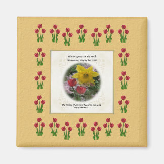 Song of Solomon 2:12 Magnet