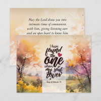 Song of Solomon 3:4 I found the One Bible Card