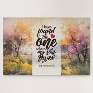 Song of Solomon 3:4 I have found the One Bible Jigsaw Puzzle