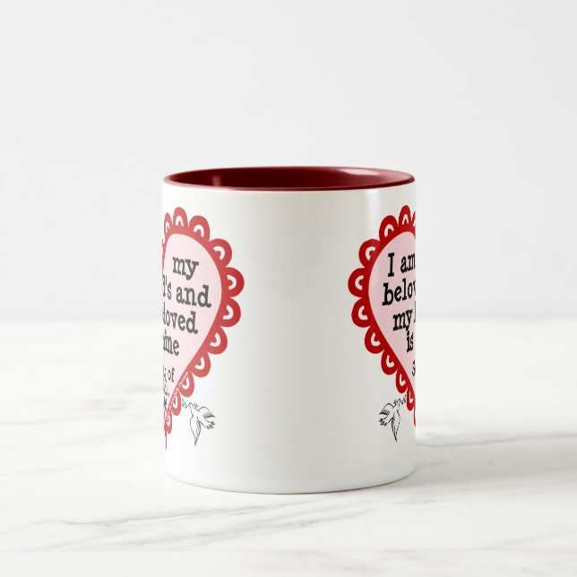 Song of Solomon 6:3 Two-Tone Coffee Mug (Center)