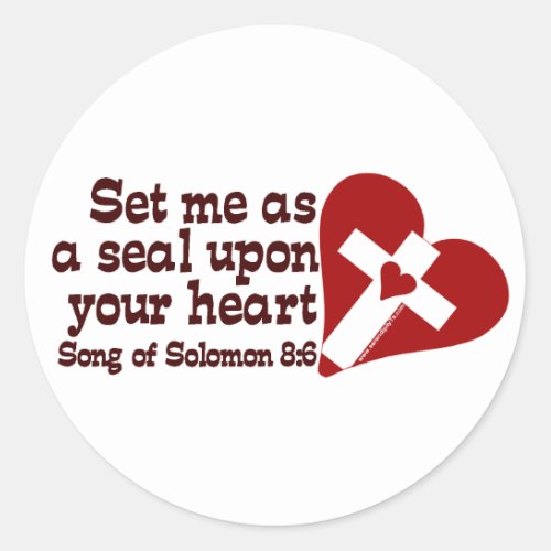 Song of Solomon 86 Classic Round Sticker