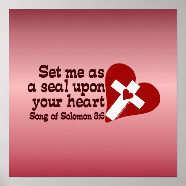 Song of Solomon 8:6 Poster (Front)