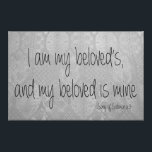 Song of Solomon Canvas Print<br><div class="desc">Beautiful Song of Solomon scripture!</div>