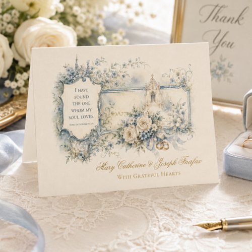 Song of Solomon Catholic Christian Wedding Card