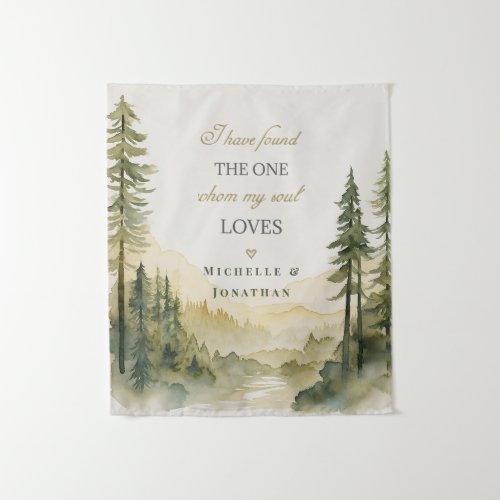 Song of Solomon I have found the One Wedding Bible Tapestry
